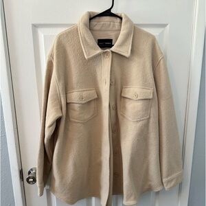 Hilary Radley - Cream Shacket - size 2x